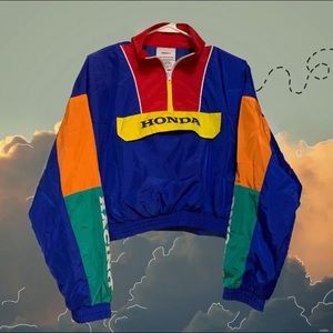 Honda cropped windbreaker